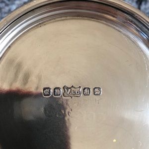 VLD Silver sugar bowl and creamer